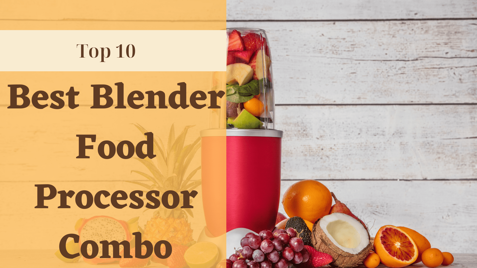 Best Blender Food Processor Combo