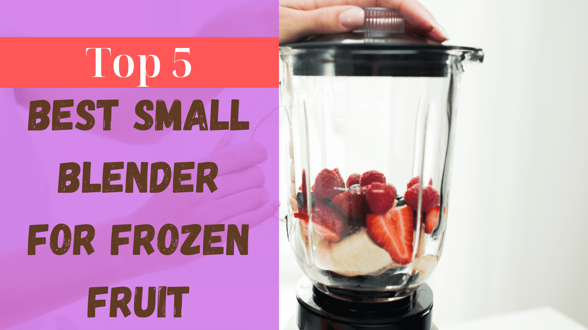 Best small blender for frozen fruit